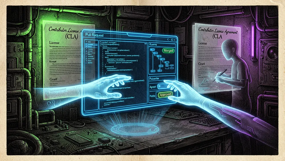 Futuristisches Terminal mit grünem Neontext, das pip install 'markitdown[all]' und markitdown informe.pdf -o informe.md zeigt, in einem High-Tech-Labor mit violetter und blauer Beleuchtung.