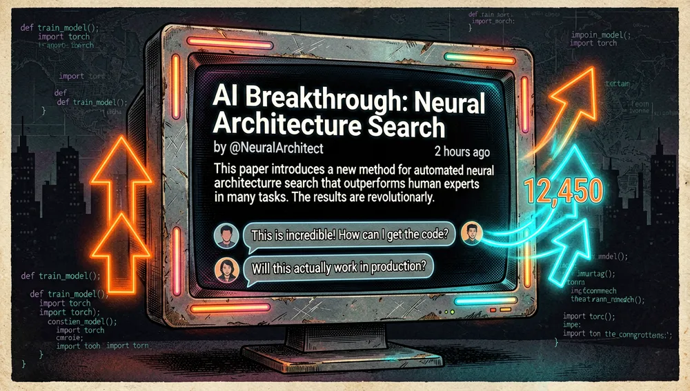 GitHub repository dashboard in a dark cyberpunk interface, showing glowing stats: "13,901 stars," "1,249 forks," and "MIT License," surrounded by holographic graphs and contributor avatars connected by data lines.