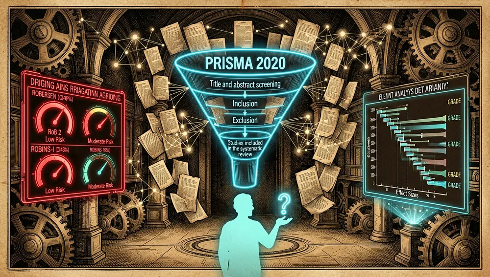La habilidad deep-research: búsqueda de literatura, revisión sistemática PRISMA, riesgo de sesgo y mentor socrático